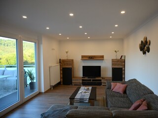 Wohnzimmer mit TV