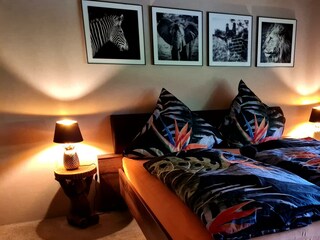 Appartement A; Schlafzimmer