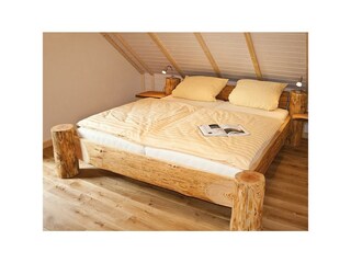 Schlafzimmer im Ferienhaus Biber