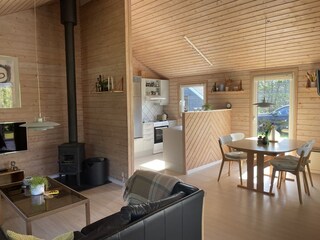 Ferienhaus Klitmøller Wohnzimmer 10