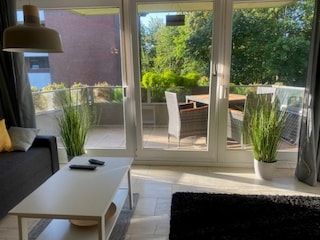 Ansicht Loggia aus dem Wohnzimmer