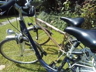 2 Fahrräder stehen für Sie bereit.