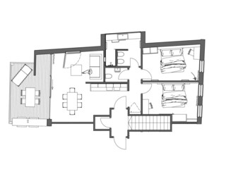 Vakantieappartement Algund Grondplan 40