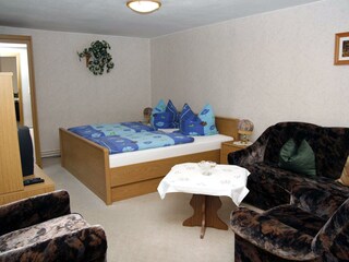 Bedroom with double bed