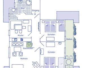 Appartement de vacances Mitteltal Plan d'étage 34