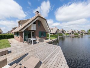 Vakantiepark Rietgedekte villa met afwasmachine bij Giethoorn - Wanneperveen - image1