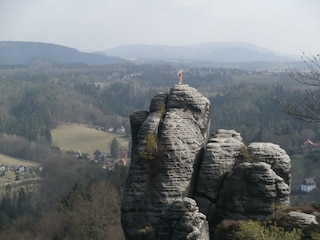Der Mönch im Rathener Kessel