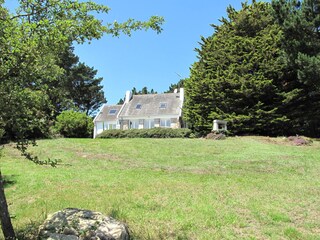 Ferienhaus und Garten Meerfront