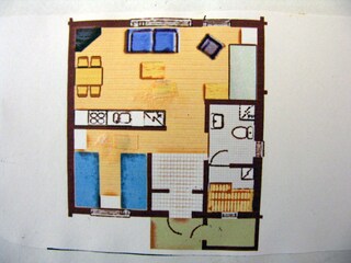 Appartamento per vacanze Saariselkä Pianta del piano 21