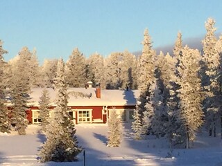 Apartamento de vacaciones Saariselkä Grabación al aire libre 5
