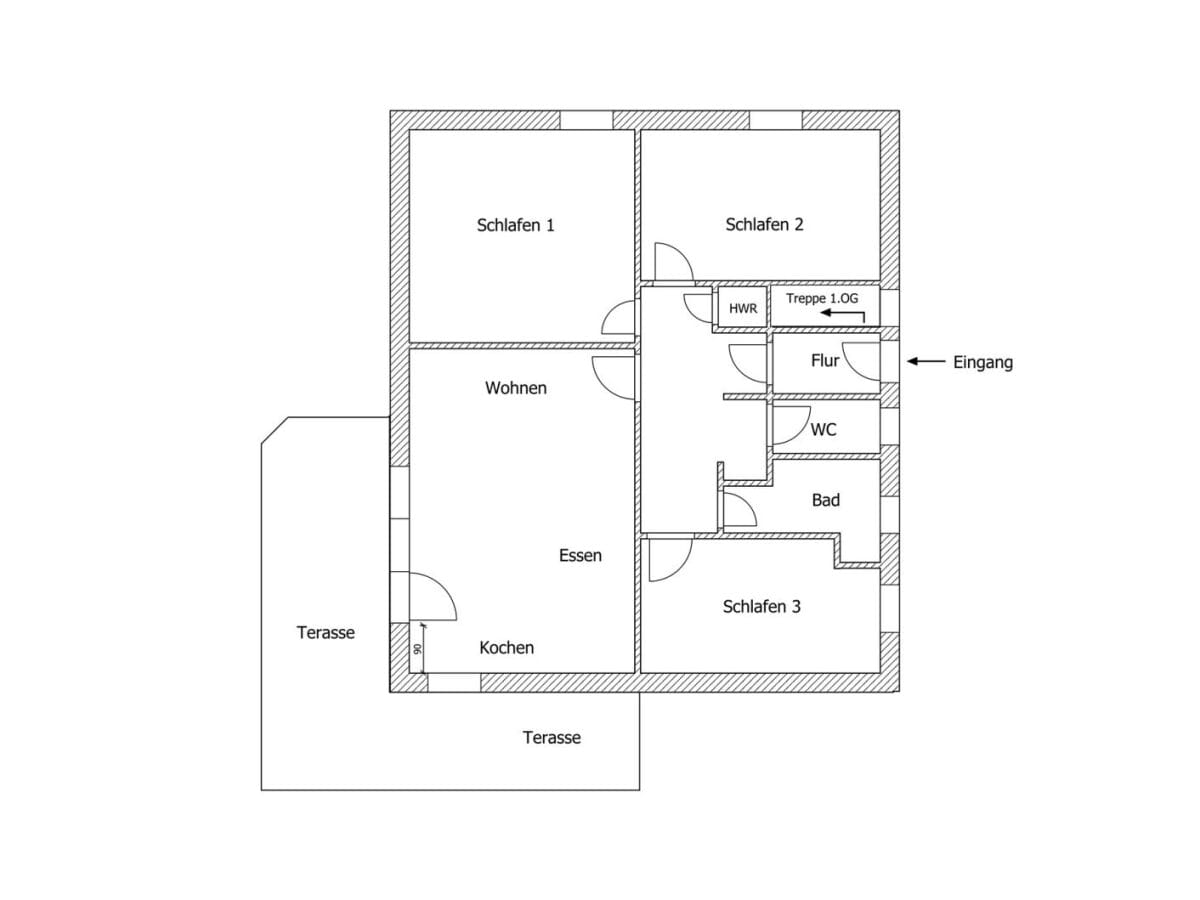 Ferienwohnung Bensersiel Grundriss 24