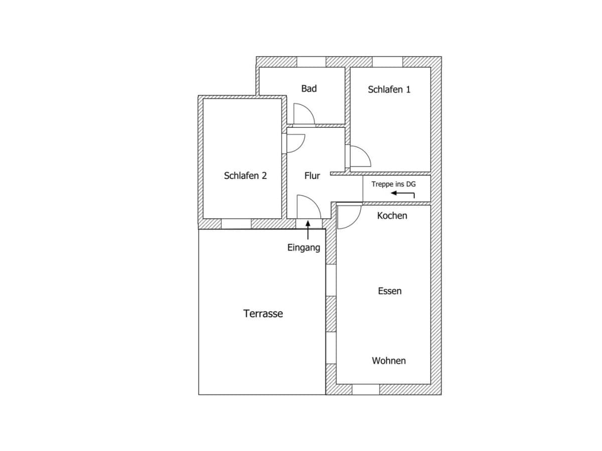 Ferienwohnung Bensersiel Grundriss 24