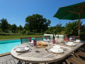 Ferienpark Villa mit privatem Schwimmbad vom Atlantik - Moliets-Plage - image1