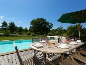 Parc de vacances Villa avec piscine privée de l'océan Atlantique - Peste de Moliets - image1