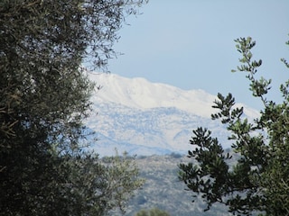 Bergblick im Winter