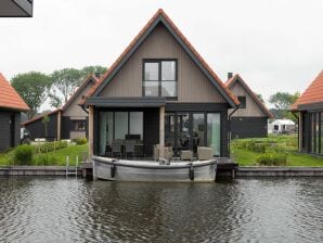 Parc de vacances Luxueuse villa sur l'eau avec deux salles de bains - Ossenzijl - image1