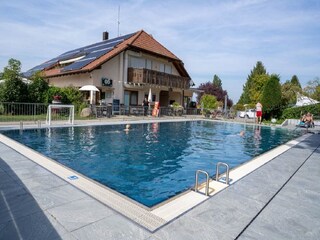 Camping park swimming pool, free for our guests