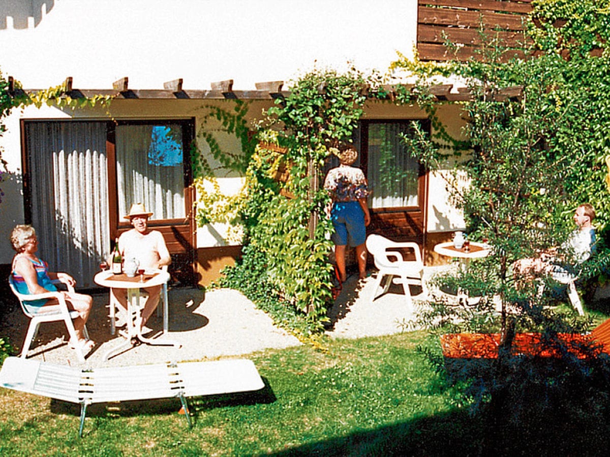 Terrasse der Ferienwohnung