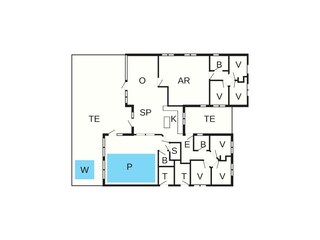 Vakantiehuis Marielyst Grondplan 41