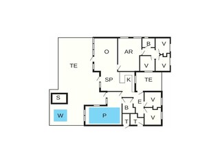 Holiday house Vaeggerløse Floor Plan 41