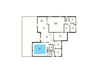 Casa per le vacanze Vaeggerløse Pianta del piano 42