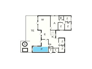 Casa de vacaciones Vaeggerløse Plano de planta 4