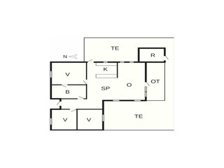 Ferienhaus Haurvig Grundriss 2