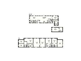 Vakantiehuis Ydby Grondplan 41