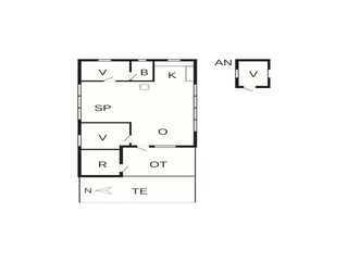 Casa de vacaciones Gedesby Plano de planta 3