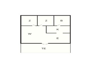 Casa de vacaciones Søndervig Plano de planta 2