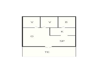 Casa de vacaciones Søndervig Plano de planta 48