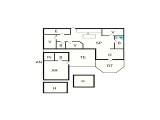 Vakantiehuis Løkken Grondplan 60