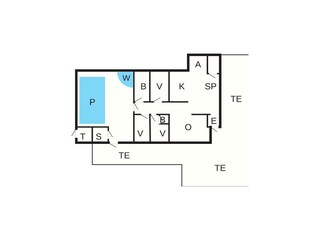 Maison de vacances Læsø Plan d'étage 22