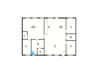 Casa per le vacanze Saltum Pianta del piano 32