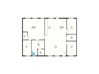 Ferienhaus Saltum Grundriss 2