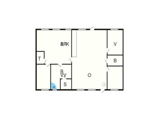 Casa de vacaciones Saltum Plano de planta 2
