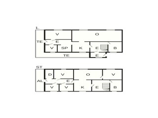 Casa de vacaciones Eidsvåg Plano de planta 53