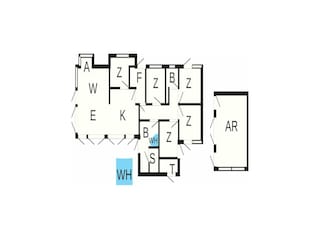 Vakantiehuis Saltum Grondplan 15