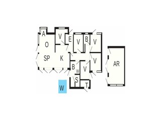 Casa de vacaciones Saltum Plano de planta 16