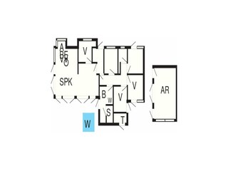 Casa per le vacanze Saltum Pianta del piano 16