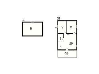 Holiday house Hovborg Floor Plan 4