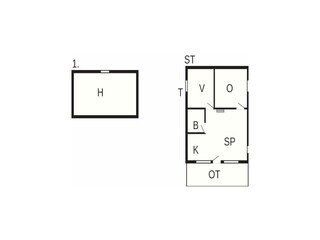 Casa per le vacanze Hovborg Pianta del piano 3
