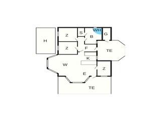 Maison de vacances Tversted Plan d'étage 2
