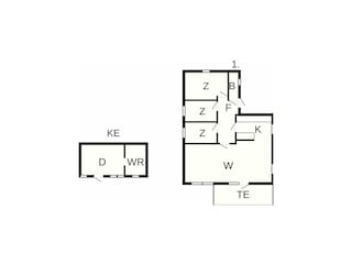 Holiday house Eide Floor Plan 58