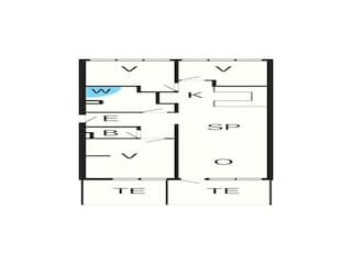 Apartment Søndervig Floor Plan 2