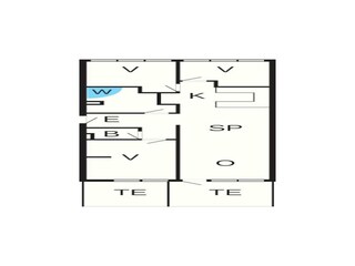 Apartment Søndervig Grundriss 2