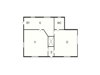 Maison de vacances Växjö Plan d'étage 44