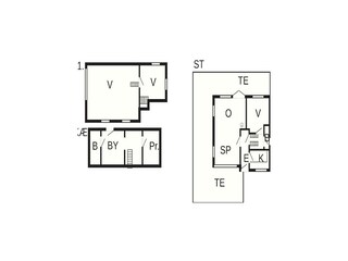 Vakantiehuis Skagen Grondplan 52