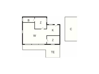 Maison de vacances Rønde Plan d'étage 35