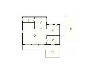 Maison de vacances Rønde Plan d'étage 34